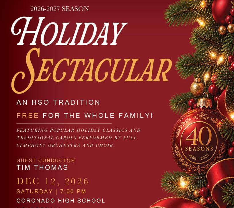 Henderson Symphony Orchestra - Holiday Spectacular 2026