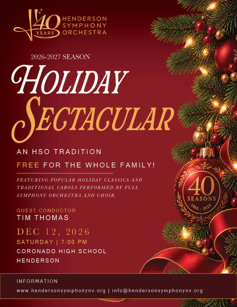 Henderson Symphony Orchestra - Holiday Spectacular 2026