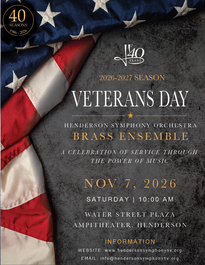 Henderson Symphony Orchestra - Veterans Day 2026
