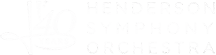Henderson Symphony Orchestra - Header Logo White Small